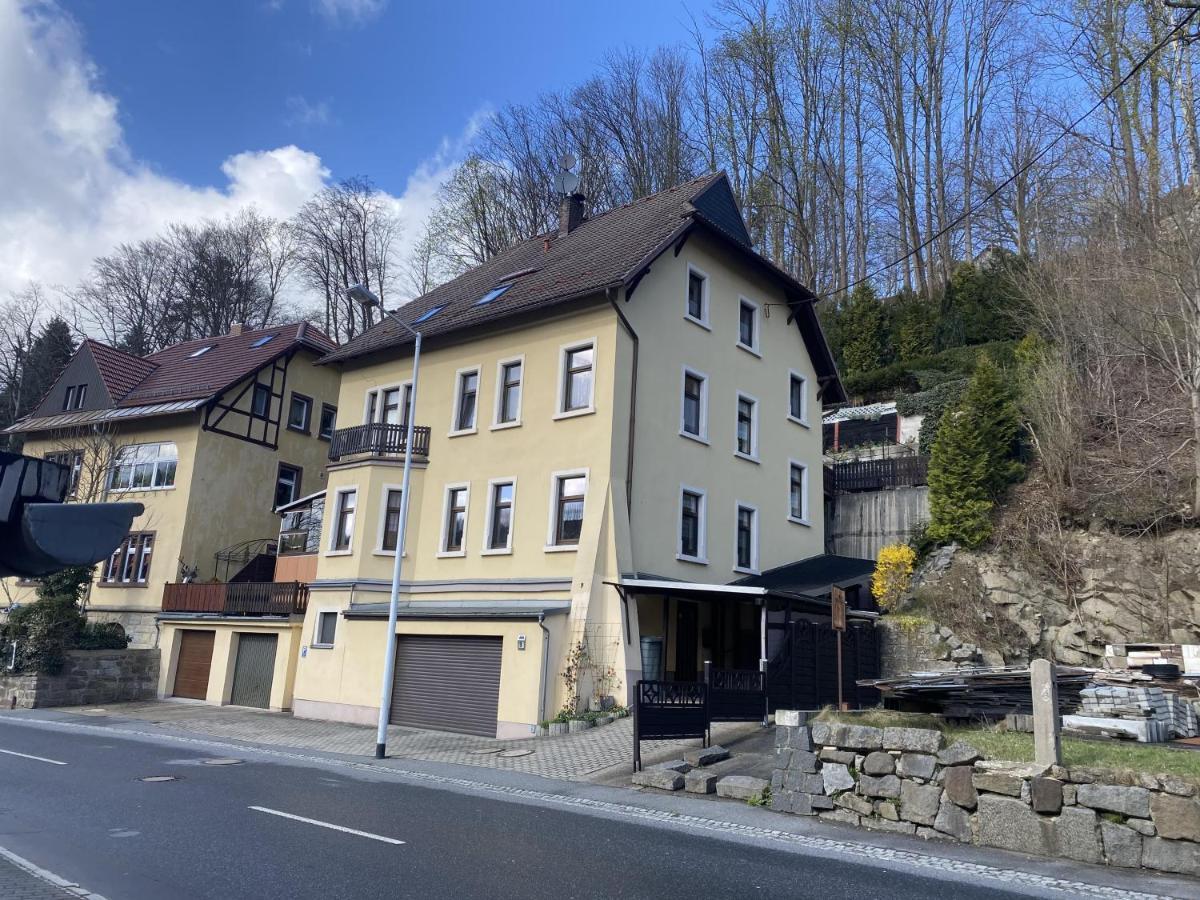 Waldblickwohnung Mit Schoener Terrasse Und Kamin Sebnitz Εξωτερικό φωτογραφία