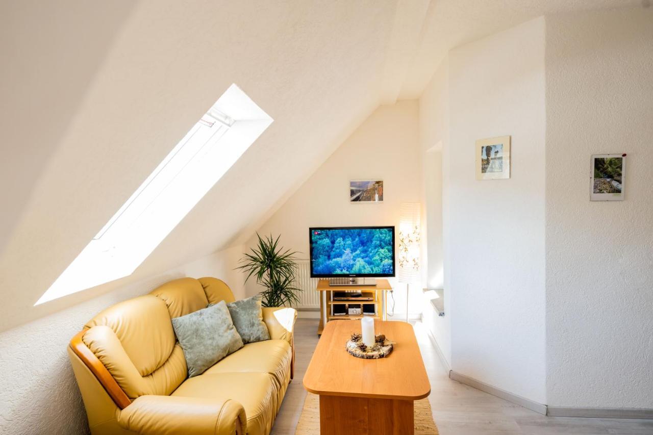 Waldblickwohnung Mit Schoener Terrasse Und Kamin Sebnitz Εξωτερικό φωτογραφία