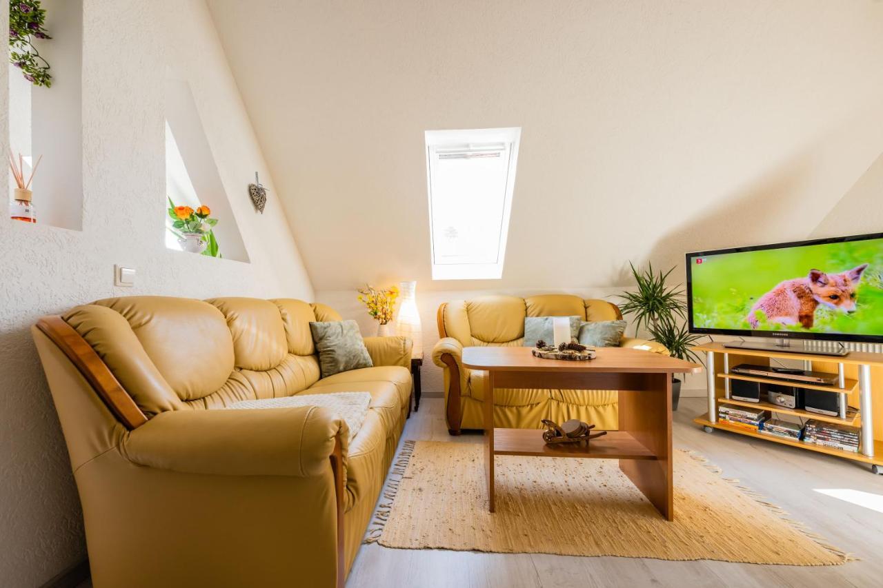 Waldblickwohnung Mit Schoener Terrasse Und Kamin Sebnitz Εξωτερικό φωτογραφία